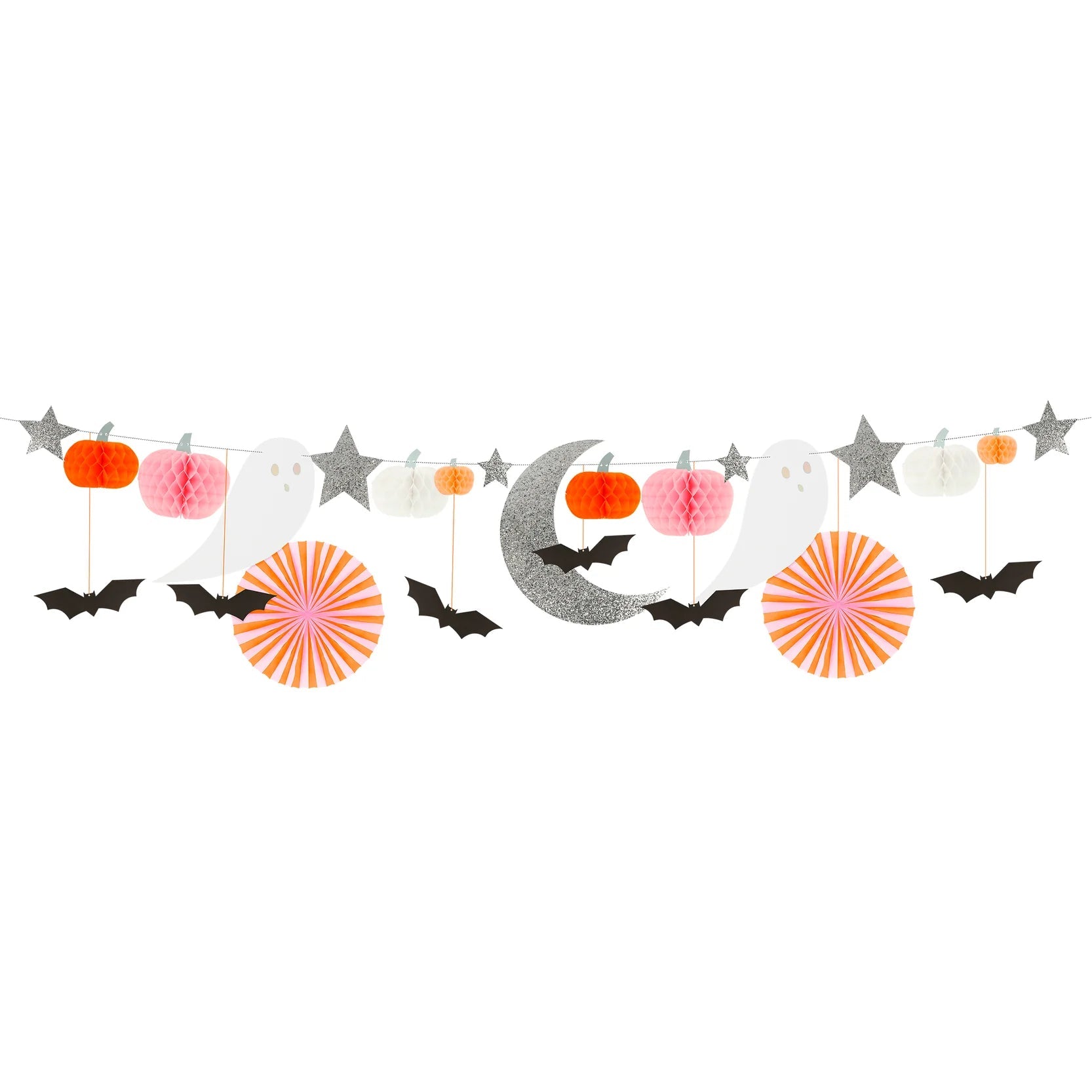 PASTEL HALLOWEEN HONEYCOMB GARLAND