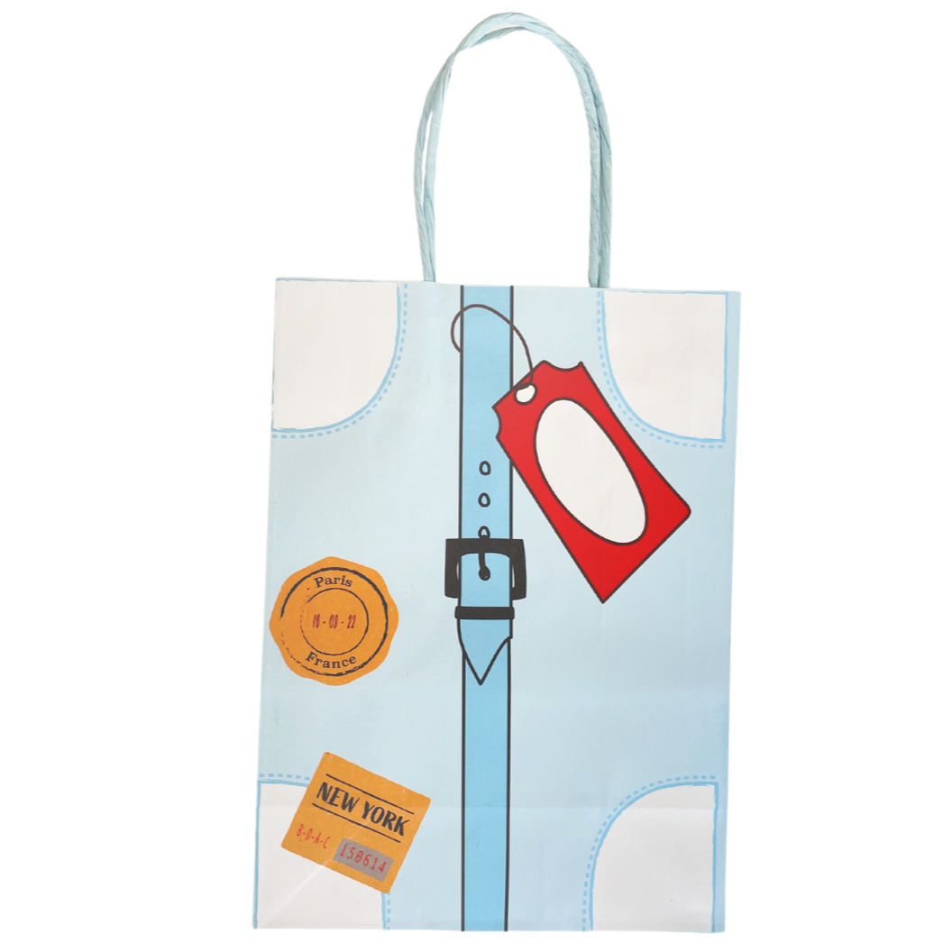 Shopper Bag With Airplane Grocery Bag Shoulder Bag Gift for 