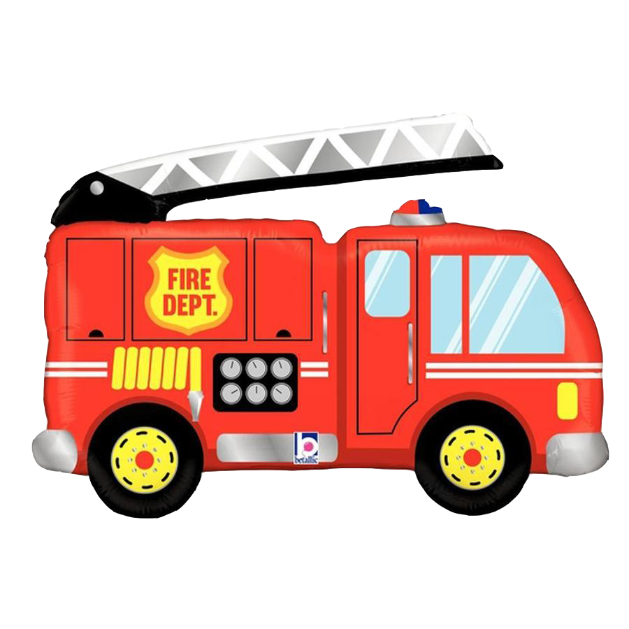 Red firetruck illustration, Frosting & Icing Cupcake Darington