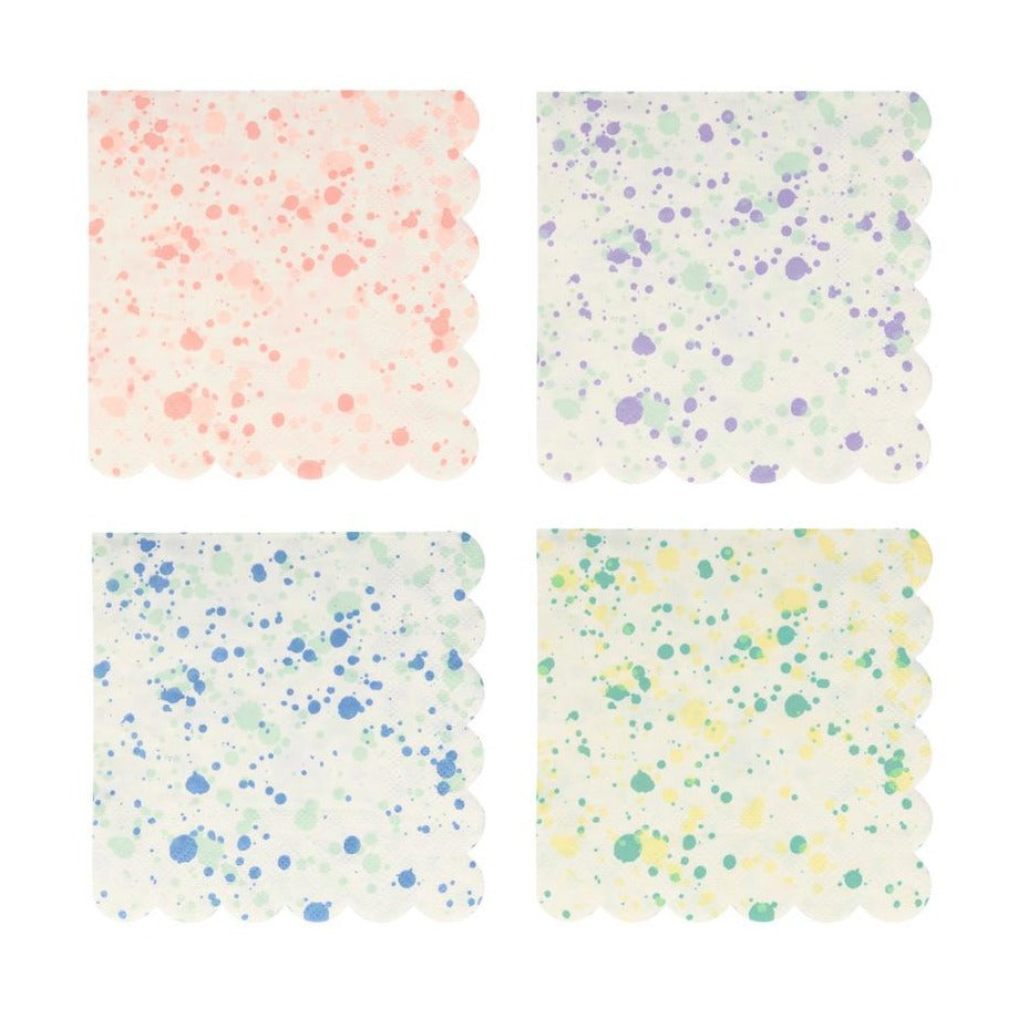 colored speckled paper