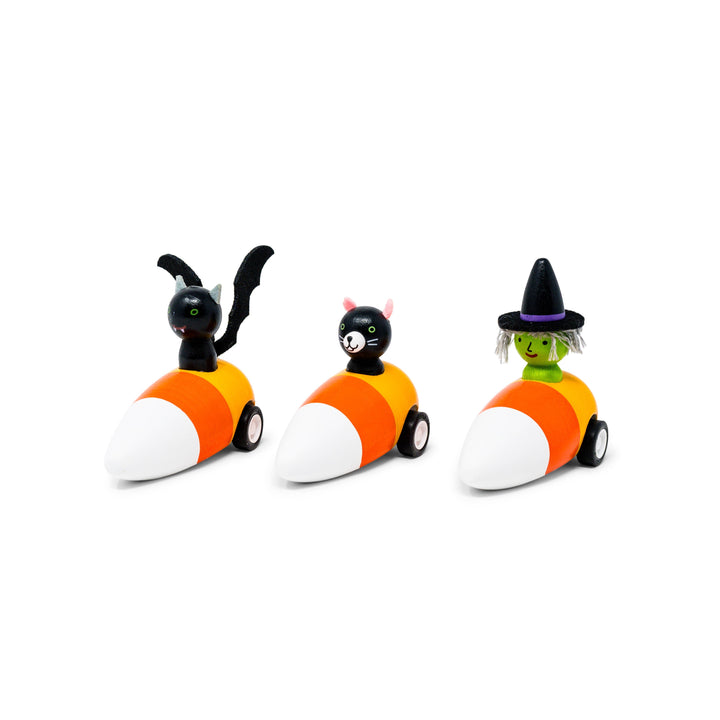 PULL BACK CANDY CORN CAR Jack Rabbit Creations Halloween Party Favors & Boo Baskets Bonjour Fete - Party Supplies