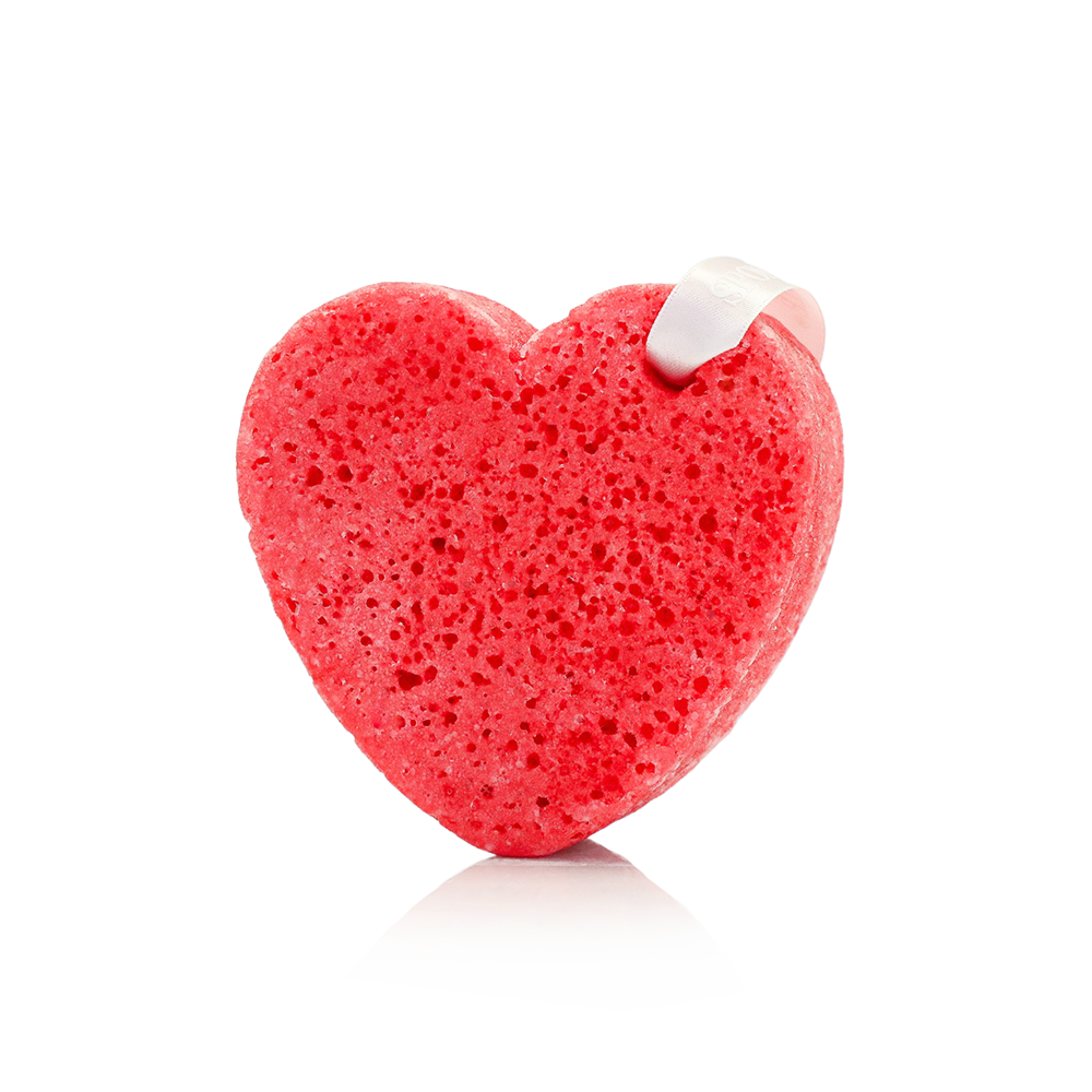 Scarlet Blush Valentine's Day Heart Buffer Spongellé Scarlet Blush Valentine's Day Heart Buffer Bonjour Fete - Party Supplies