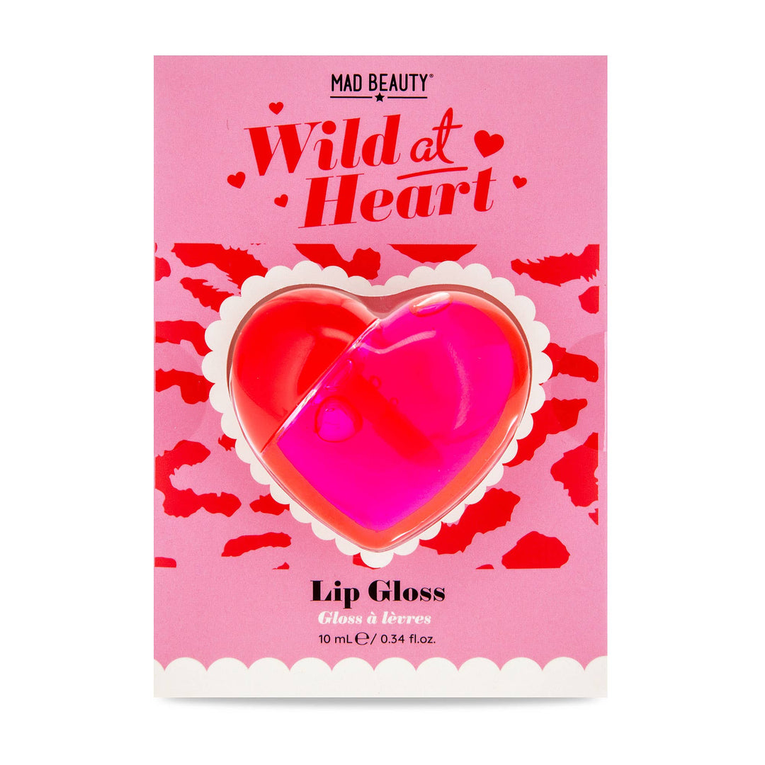 Mad Beauty Wild at Heart Lip Gloss Mad Beauty USA LLC Mad Beauty Wild at Heart Lip Gloss Bonjour Fete - Party Supplies