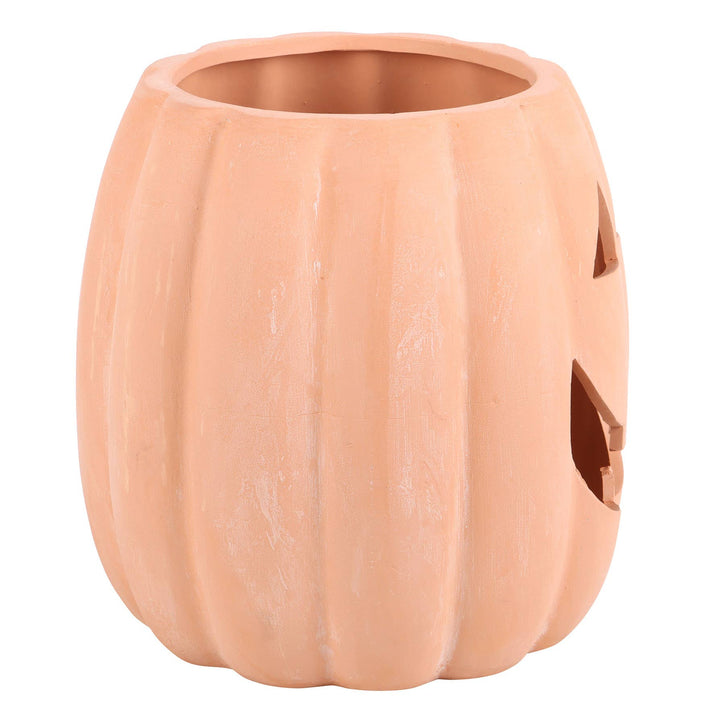 Terracotta Halloween Pumpkin Vase Bonjour Fete Party Supplies Halloween Home Decor