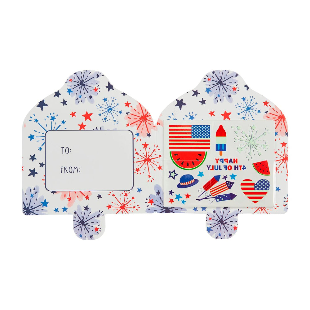 4TH OF JULY TATTOO BOOK Mud Pie 4th of July 4TH OF JULY TATTOO BOOK Bonjour Fete - Party Supplies