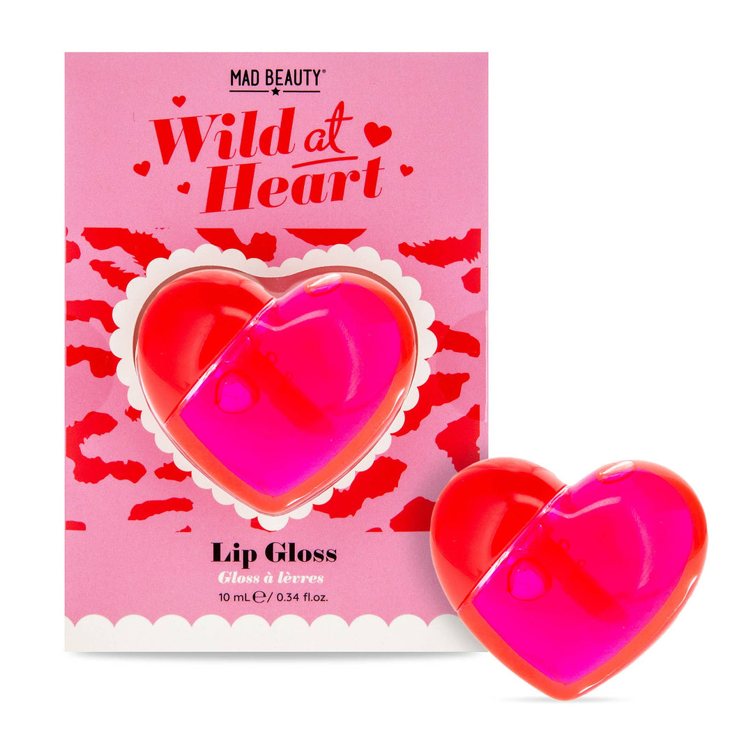 Mad Beauty Wild at Heart Lip Gloss Mad Beauty USA LLC Mad Beauty Wild at Heart Lip Gloss Bonjour Fete - Party Supplies