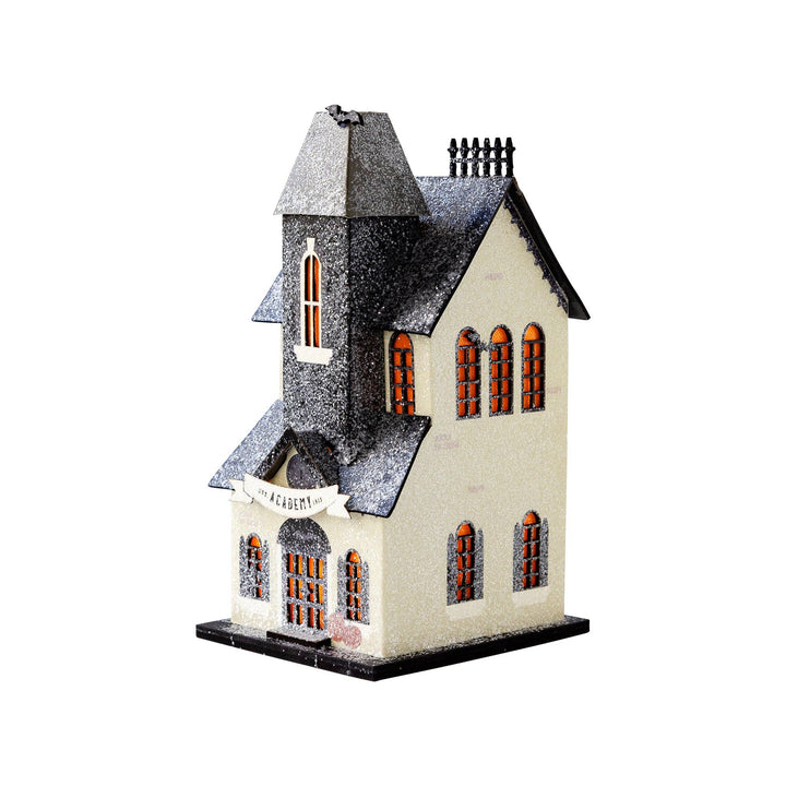 HALLOWEEN ACADEMY HAUNTED VILLAGE HOUSE My Mind’s Eye Halloween Home Decor Bonjour Fete - Party Supplies