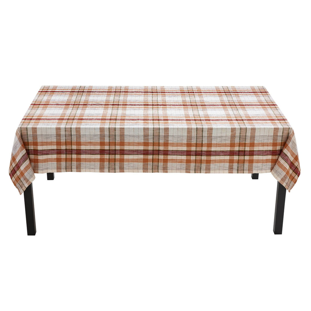 Thanksgiving Plaid Cotton Tablecloth Bonjour Fete Party Supplies Thanksgiving Party Supplies