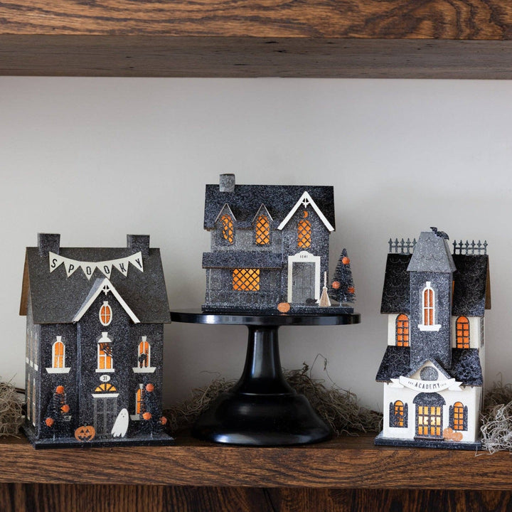 HAUNTED HOME HAUNTED VILLAGE HOUSE My Mind’s Eye Halloween Home Decor Bonjour Fete - Party Supplies