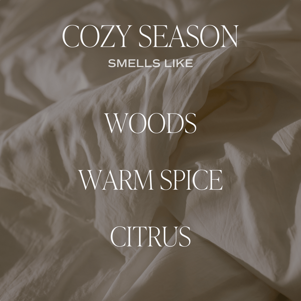 COZY SEASON SOY CANDLE Sweet Water Decor Candles Bonjour Fete - Party Supplies