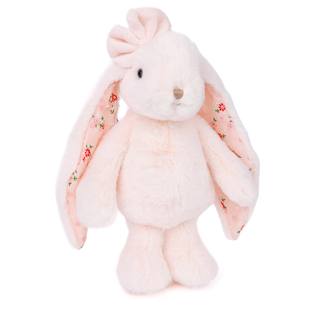 PINK FLORAL PLUSH BUNNY Bukowski Bears Easter Gifts & Basket Fillers PINK FLORAL PLUSH BUNNY Bonjour Fete - Party Supplies