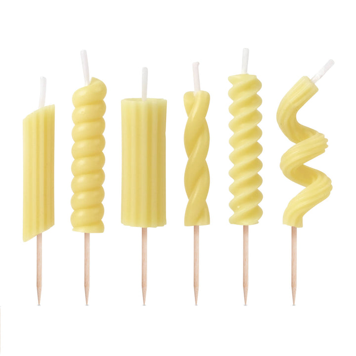 PASTA NOODLE BIRTHDAY CANDLES Fred & Friends Birthday Candles & Sparklers PASTA NOODLE BIRTHDAY CANDLES Bonjour Fete - Party Supplies