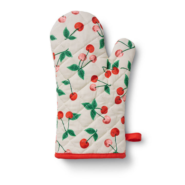 Cherries Oven Mitt Rifle Paper Co. Cherries Oven Mitt Bonjour Fete - Party Supplies