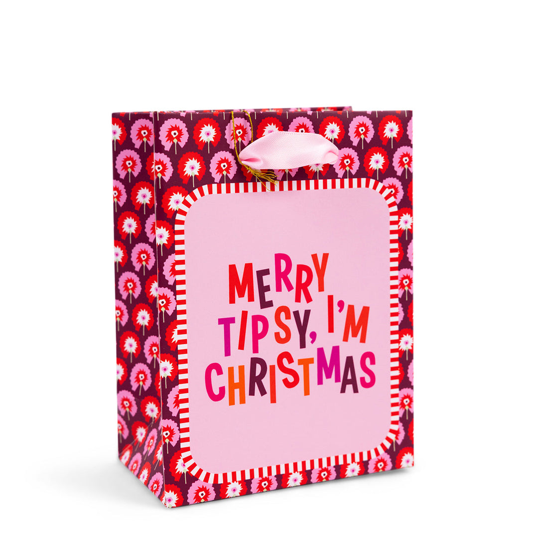 Gift Bag - Merry Tipsy Furbish Studio Gift Accessories Bonjour Fete - Party Supplies