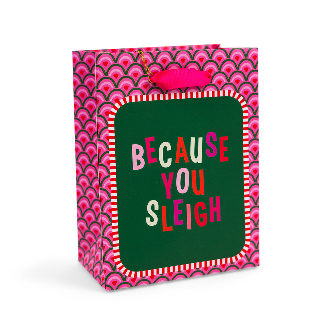 Gift Bag - Sleigh Furbish Studio Gift Accessories Small Bonjour Fete - Party Supplies