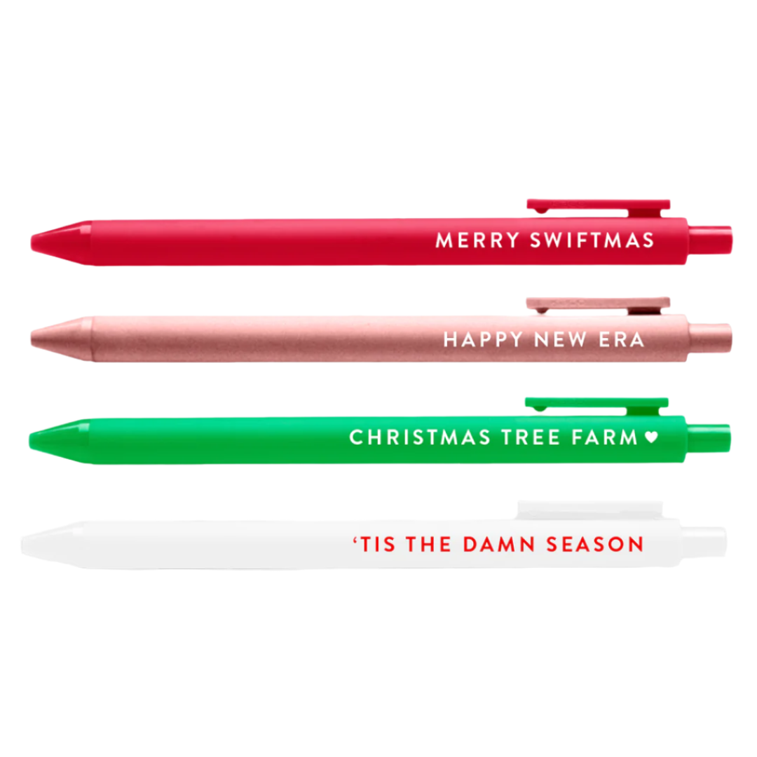 Swiftmas Pen Set Bonjour Fete Party Supplies Stocking Stuffers & Holiday Party Favors