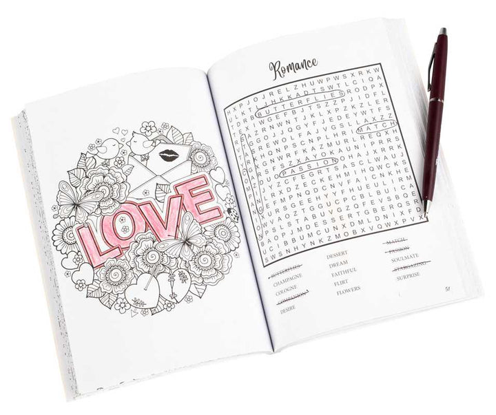 Lots of Love Word Search and Coloring by Editors of Thunder Bay Press: Paperback; 120 pages / English Simon & Schuster Lots of Love Word Search and Coloring by Editors of Thunder Bay Press: Paperback; 120 pages / English Bonjour Fete - Party Supplies