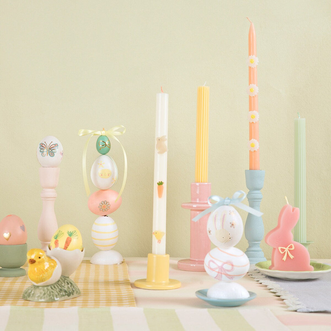 EASTER ICONS TABLE CANDLES Meri Meri Easter Home Bonjour Fete - Party Supplies