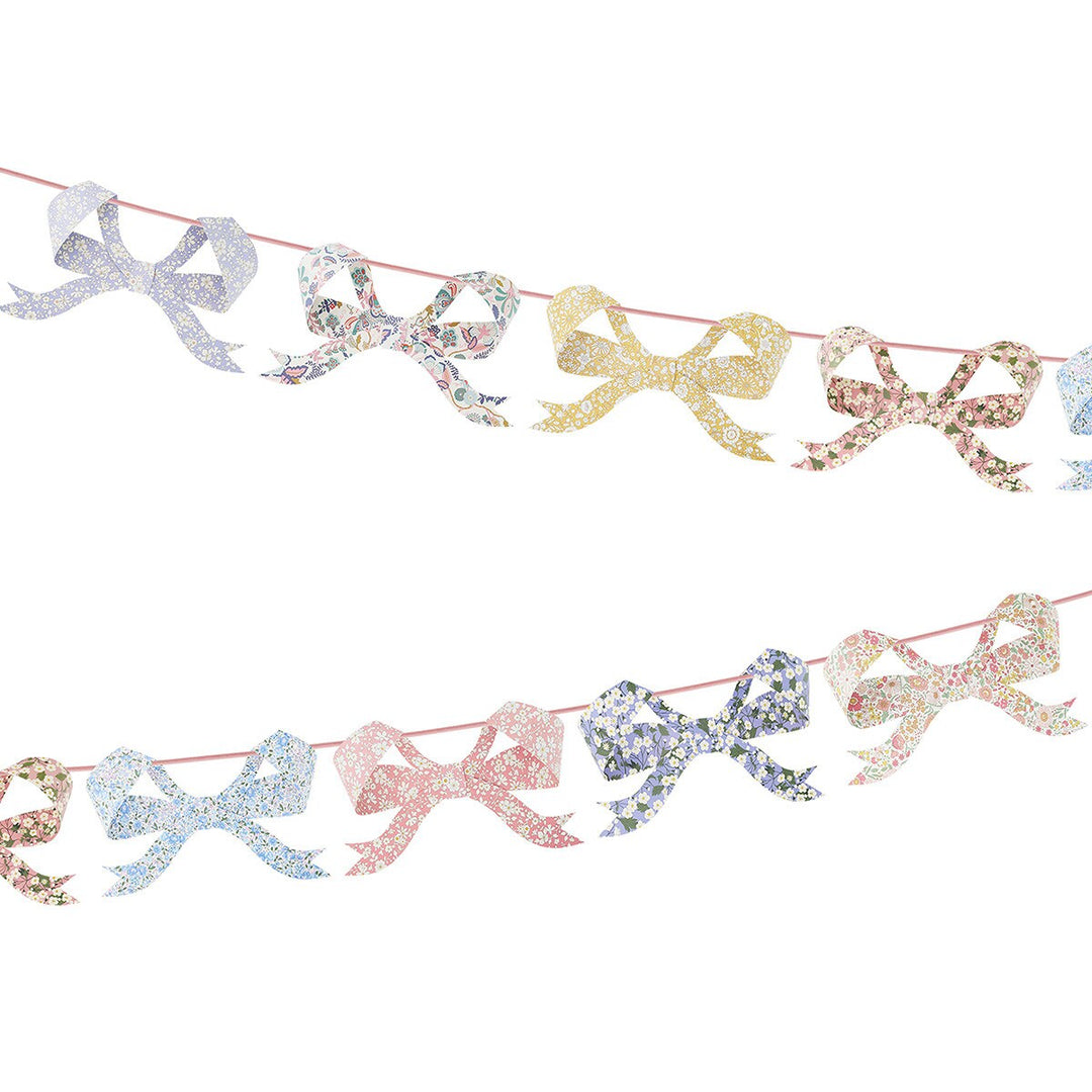 LIBERTY BOW GARLAND Meri Meri Garlands & Banners LIBERTY BOW GARLAND Bonjour Fete - Party Supplies