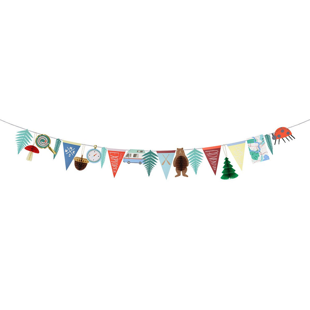 CAMPING ADVENTURE GARLAND Meri Meri Garlands & Banners CAMPING ADVENTURE GARLAND Bonjour Fete - Party Supplies