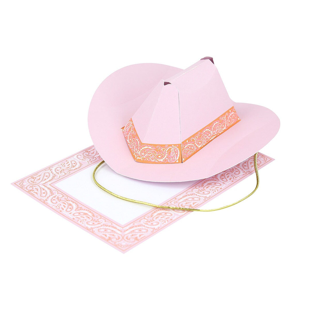 WESTERN HAT POP-UP BIRTHDAY CARD Meri Meri Greeting Cards WESTERN HAT POP-UP BIRTHDAY CARD Bonjour Fete - Party Supplies