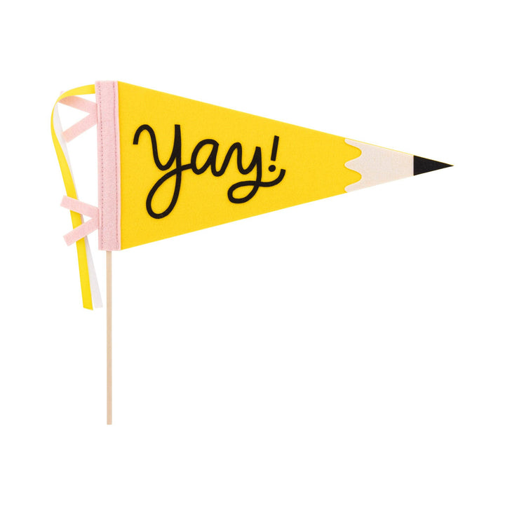 YGD1115 - Occasions by Shakira - Yay Pencil Felt Pennant My Mind’s Eye YGD1115 - Occasions by Shakira - Yay Pencil Felt Pennant Bonjour Fete - Party Supplies