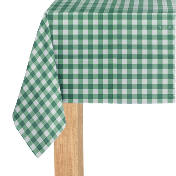 Green Gingham Paper Tablecloth Coterie Party Supplies Green Gingham Paper Tablecloth Bonjour Fete - Party Supplies