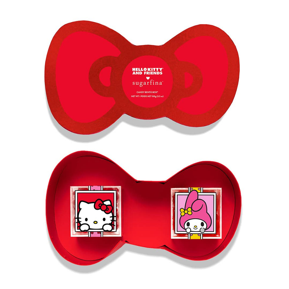 Hello Kitty and Friends 2pc Bow Bento Box Sugarfina Hello Kitty and Friends 2pc Bow Bento Box Bonjour Fete - Party Supplies