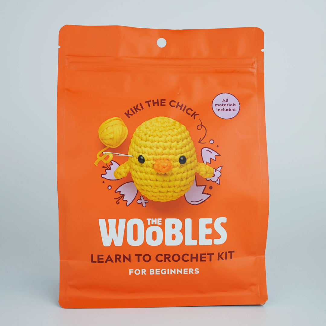 KIKI THE CHICK BEGINNER CROCHET KIT The Woobles Arts & Crafts Bonjour Fete - Party Supplies