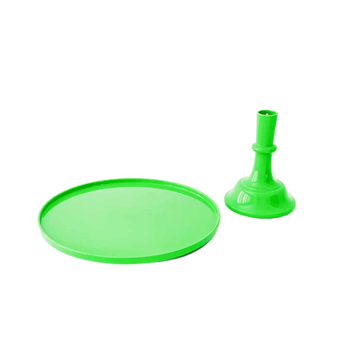 Kelly Green Pedestal Cake Stand | Bright Cake Display! Sprinkles & Confetti Party Supplies Bonjour Fete - Party Supplies