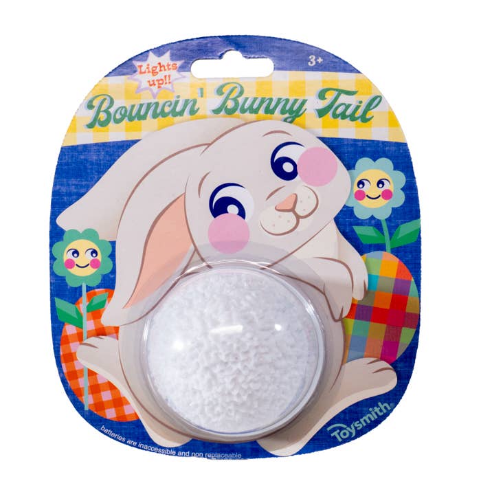 Light up Bunny Tail Ball - Easter Toysmith Light up Bunny Tail Ball - Easter Bonjour Fete - Party Supplies