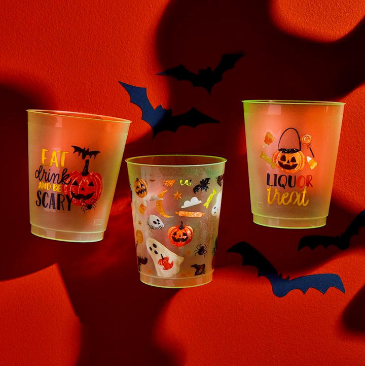 HALLOWEEN PARTY CUP GIFT SET Mud Pie Halloween Party Supplies Bonjour Fete - Party Supplies