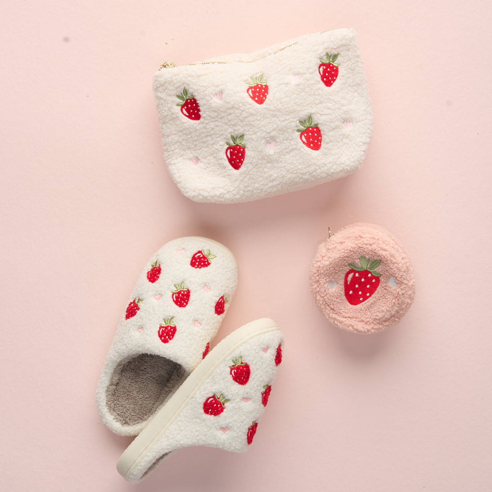 MINI STRAWBERRY POUCH The Darling Effect Bath & Body MINI STRAWBERRY POUCH Bonjour Fete - Party Supplies