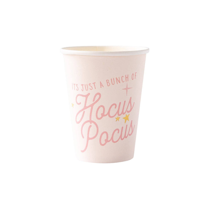 HOCUS POCUS PINK CUPS My Mind’s Eye Halloween Party Supplies Bonjour Fete - Party Supplies