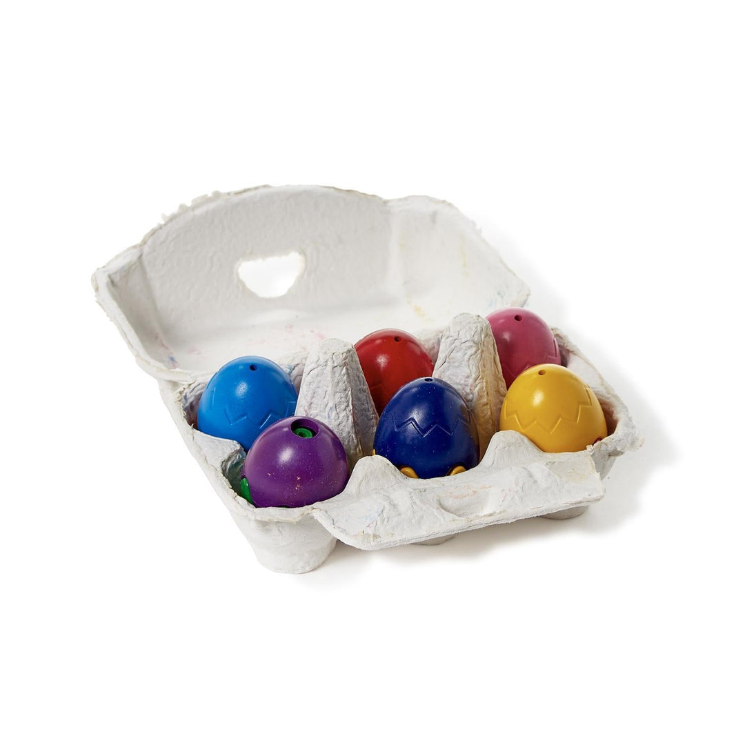 EGG SHAPED CRAYONS Two's Company Easter Gifts & Basket Fillers EGG SHAPED CRAYONS Bonjour Fete - Party Supplies