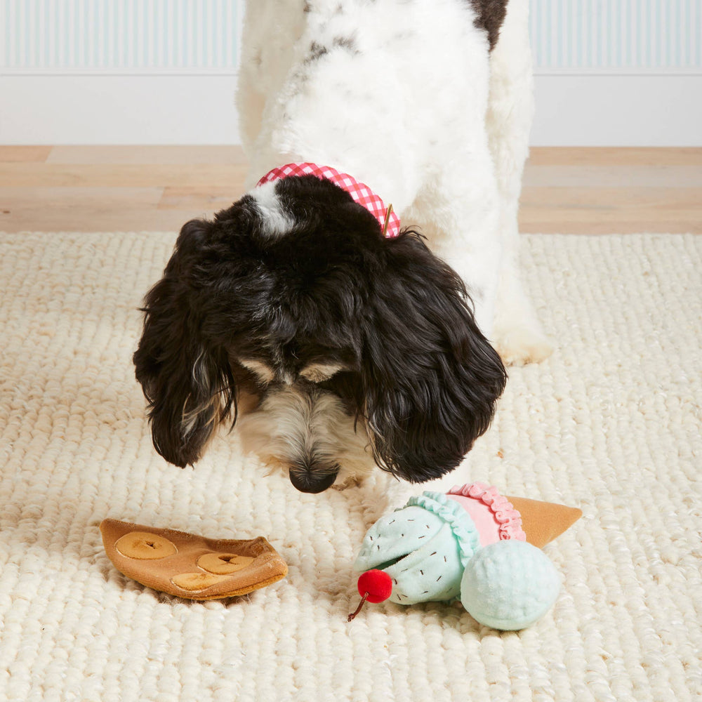 Ice Cream Interactive Snuffle Dog Toy The Foggy Dog Bonjour Fete - Party Supplies