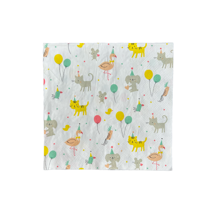 Little Celebrations Large Napkins Jollity & Co. + Daydream Society Little Celebrations Large Napkins Bonjour Fete - Party Supplies