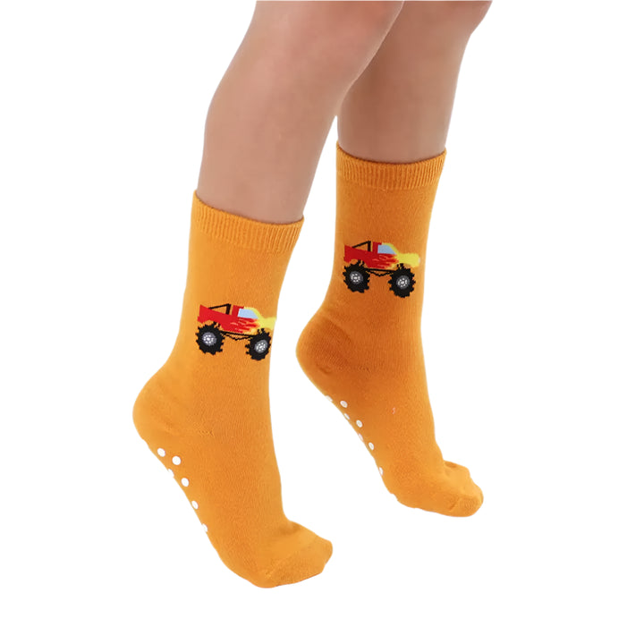 3D Packaged Crew Socks - Kids - Monster Truck - Orange Living Royal 3D Packaged Crew Socks - Kids - Monster Truck - Orange Bonjour Fete - Party Supplies