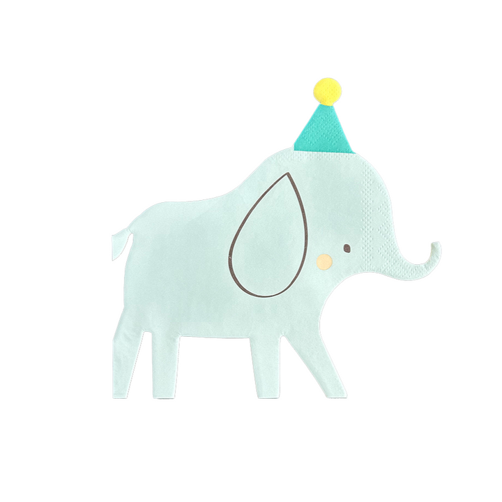 Little Celebrations Elephant Petite Napkins Jollity & Co. + Daydream Society Little Celebrations Elephant Petite Napkins Bonjour Fete - Party Supplies