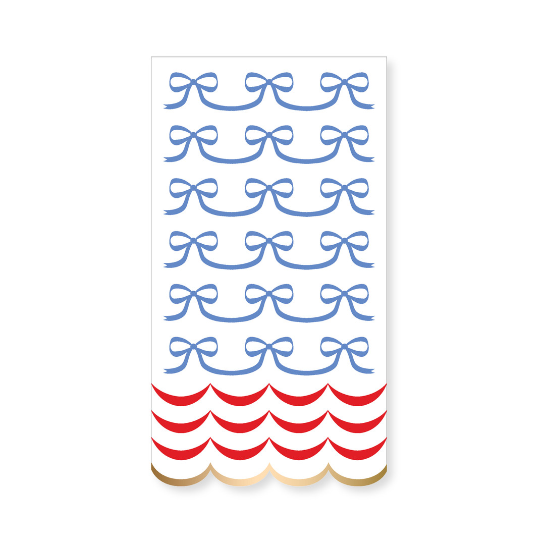 4TH OF JULY BOW FLAG GUEST TOWELS Bonjour Fete Napkins Bonjour Fete - Party Supplies