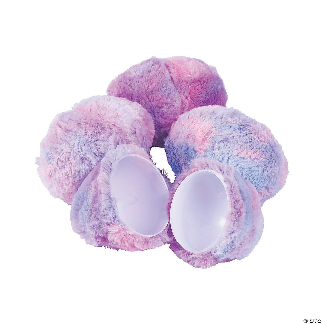 PURPLE PLUSH COVERED EASTER EGGS Fun Express Easter Egg PURPLE PLUSH COVERED EASTER EGGS Bonjour Fete - Party Supplies