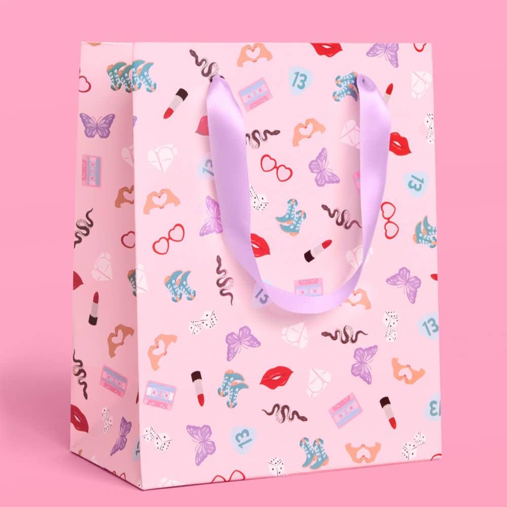 TAYLOR SWIFT GIFT BAG SET xo, Fetti Gift Wrapping TAYLOR SWIFT GIFT BAG SET Bonjour Fete - Party Supplies