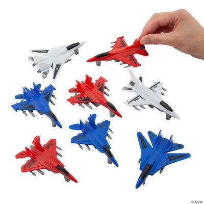 USA FIGHTER JET PULLBACKS Fun Express USA FIGHTER JET PULLBACKS Bonjour Fete - Party Supplies