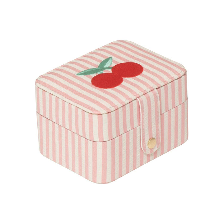 Stripy Cherry Jewellery Box Rockahula Kids Stripy Cherry Jewellery Box Bonjour Fete - Party Supplies