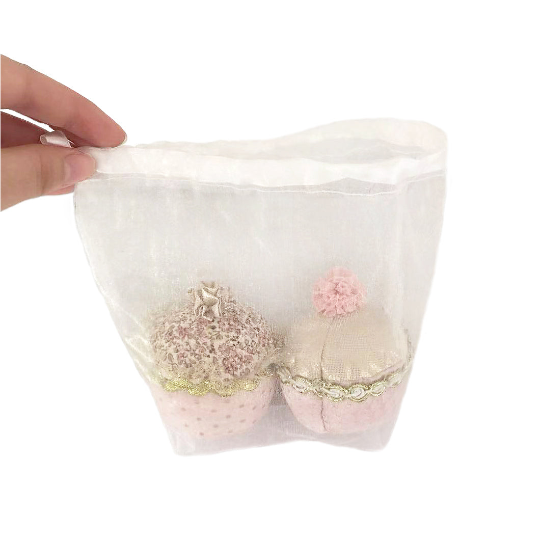 2 Piece Plush Toy Cupcake Set MON AMI Stuffed Toy Pink 2 Piece Plush Toy Cupcake Set Bonjour Fete - Party Supplies