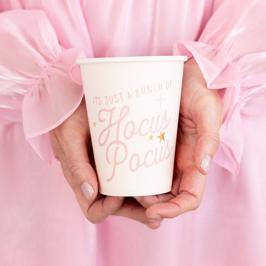 HOCUS POCUS PINK CUPS My Mind’s Eye Halloween Party Supplies Bonjour Fete - Party Supplies