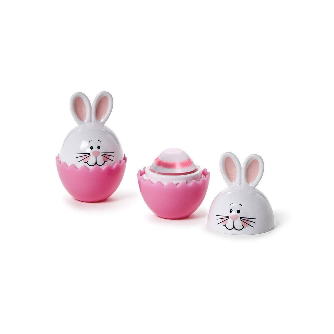 Marshmallow Scented Bunny Lip Balm Unit with Display Two's Company - Seasonal Collection Marshmallow Scented Bunny Lip Balm Unit with Display Bonjour Fete - Party Supplies