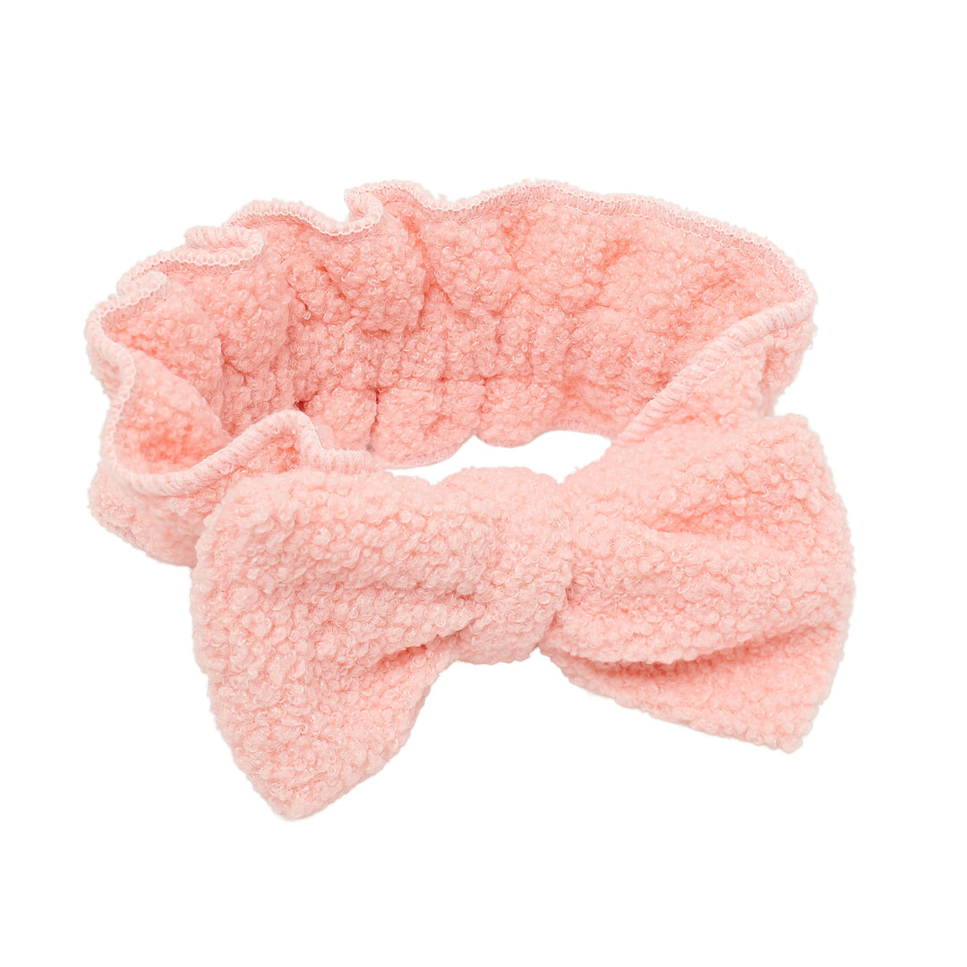 RUFFLE BOW SPA HEADBAND My Spa Life Bath & Body RUFFLE BOW SPA HEADBAND Bonjour Fete - Party Supplies