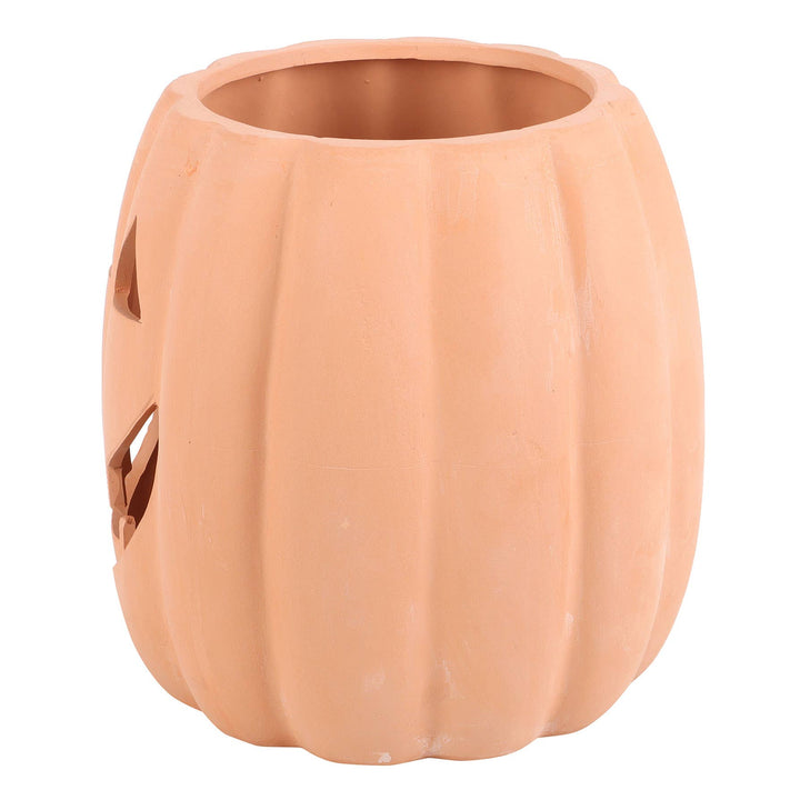 Terracotta Halloween Pumpkin Vase Bonjour Fete Party Supplies Halloween Home Decor