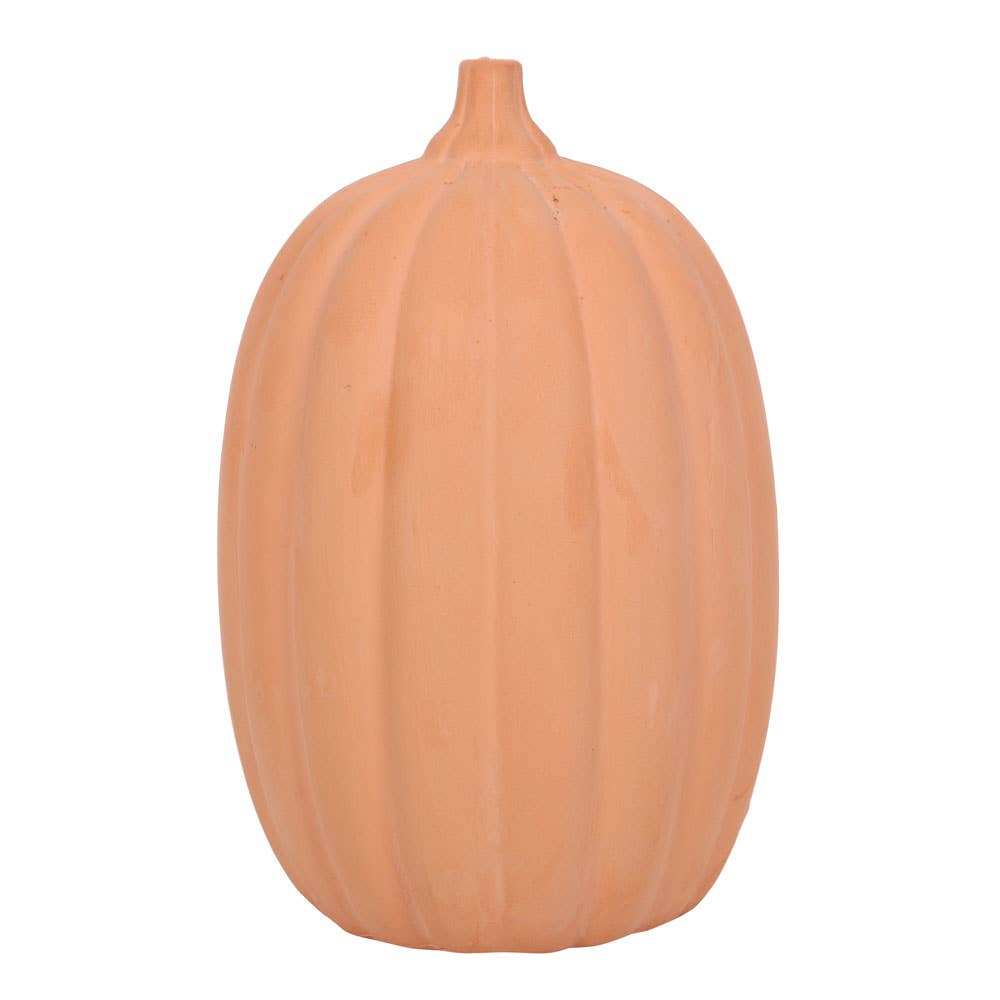 Large Terracotta Halloween Pumpkin Decoration Bonjour Fete Party Supplies Halloween Home Decor